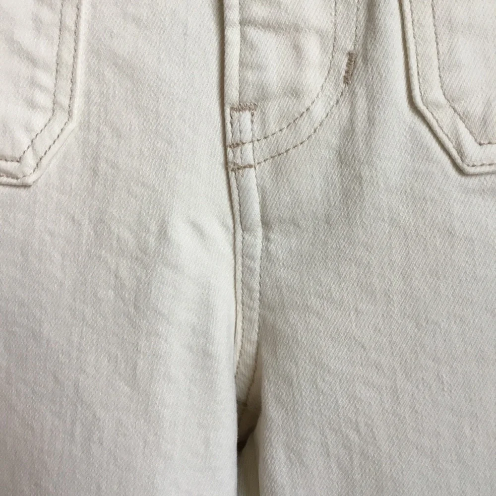 NEW Veronica Beard Grant Wide Leg Crop High Rise Ecru Jeans Size 25 - Picture 5 of 12